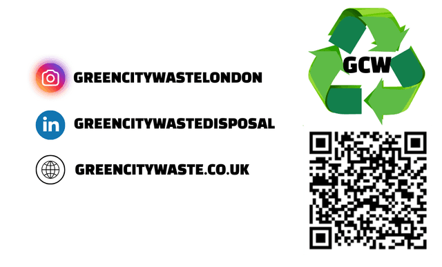 Scan to follow Green City Waste on Instagram and LinkedIn